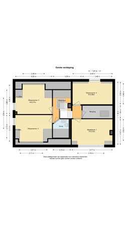 Floorplan - Vlaardingsekade 61, 2636 BD Schipluiden